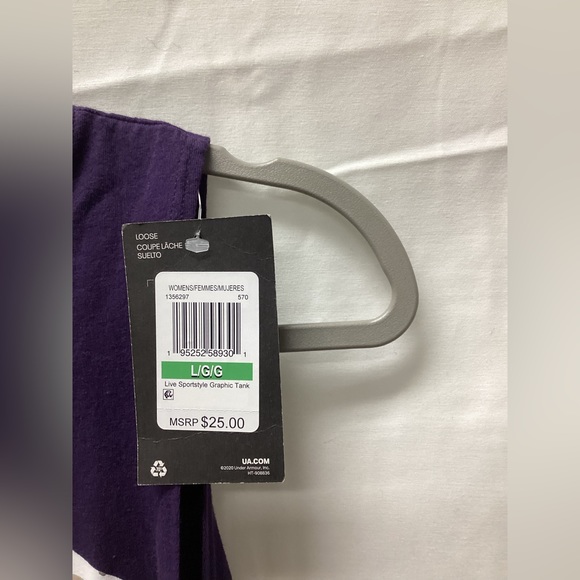 Under Armour Loose Fit Graphic Logo Tank Top - Picture 5 of 6